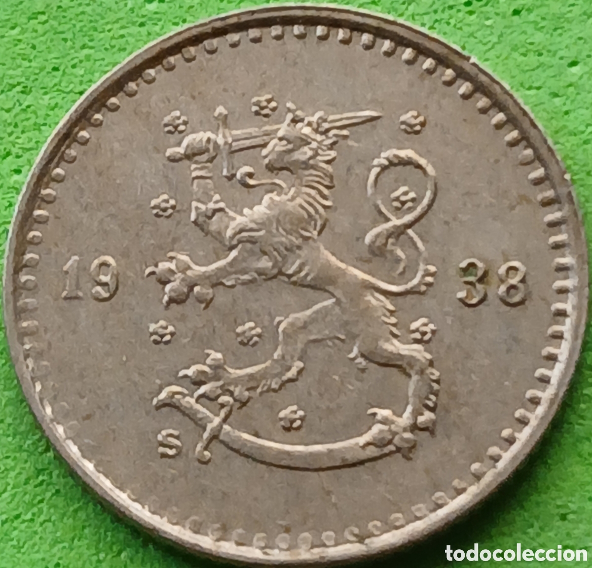 Monedas antiguas de Europa: Finlandia 25 pennia 1938 km#25