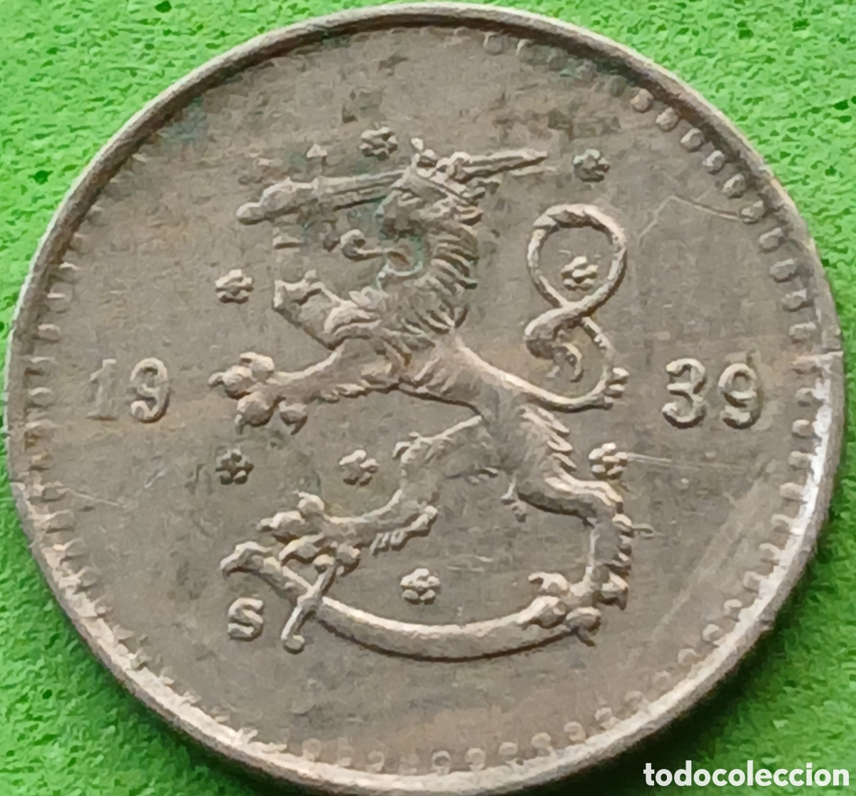 Monedas antiguas de Europa: Finlandia 25 pennia 1939 km#25