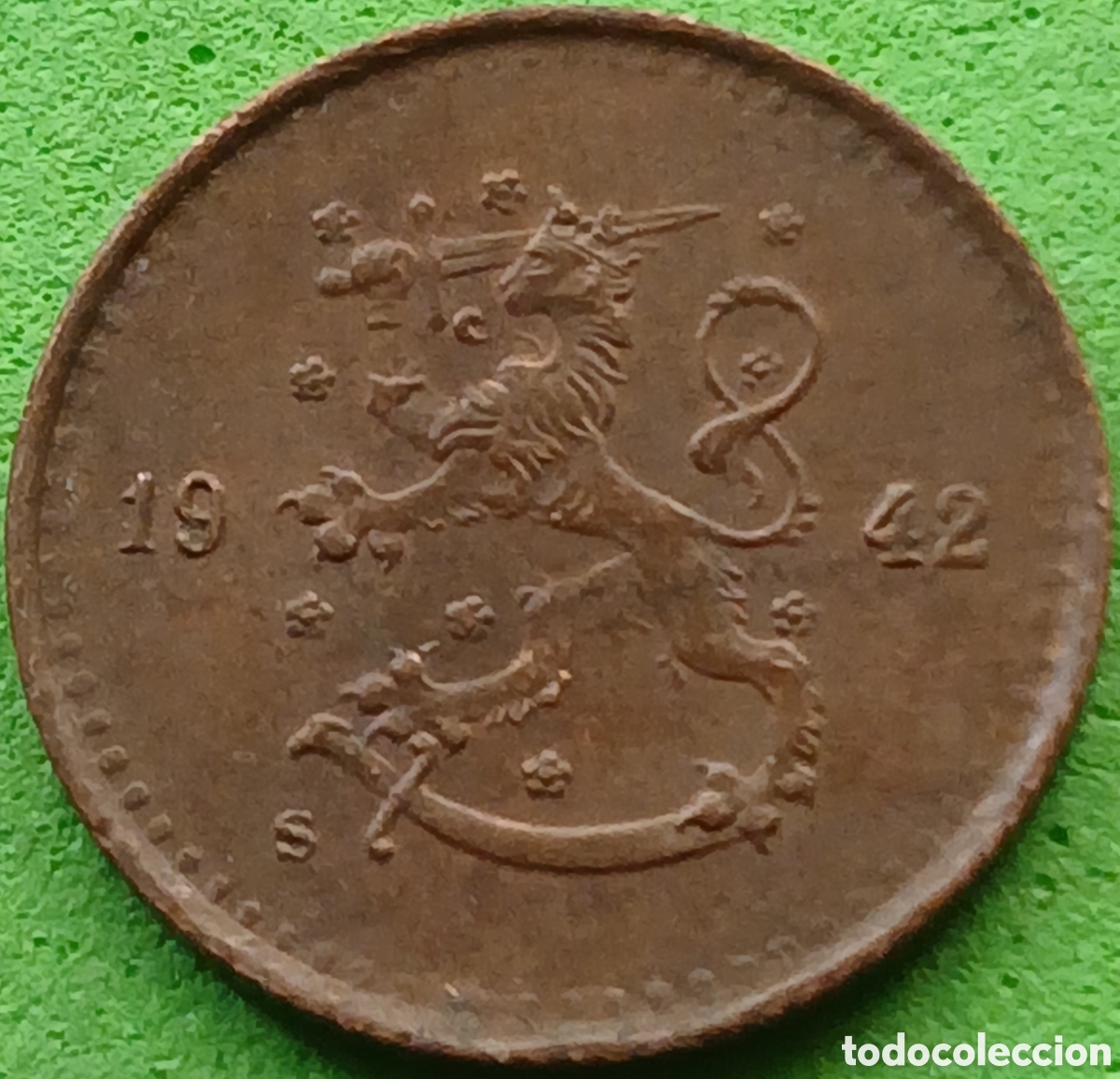 Monedas antiguas de Europa: Finlandia 25 pennia 1942 km#25a