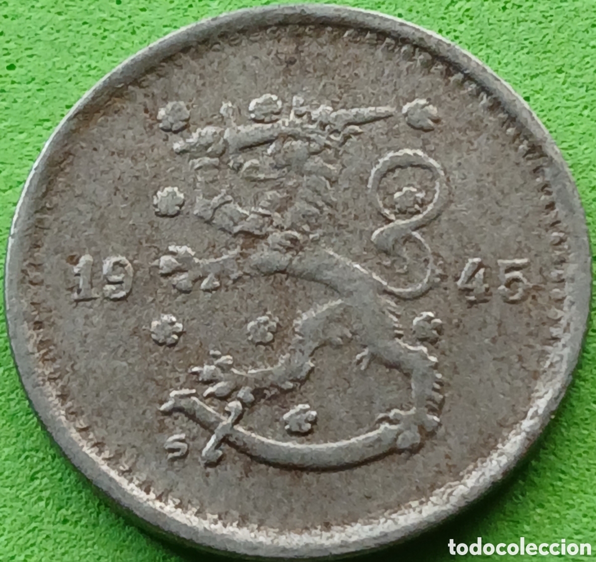 Monedas antiguas de Europa: Finlandia 50 pennia 1945 km#26b