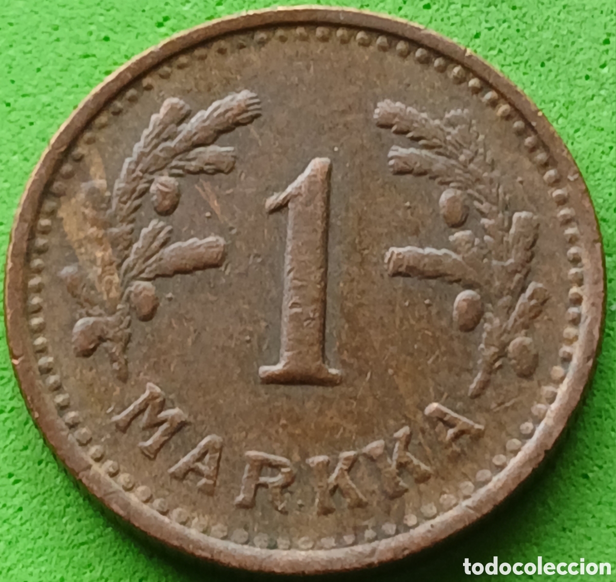Monedas antiguas de Europa: Finlandia 1 marco 1950 km#30a poco com&uacute;n