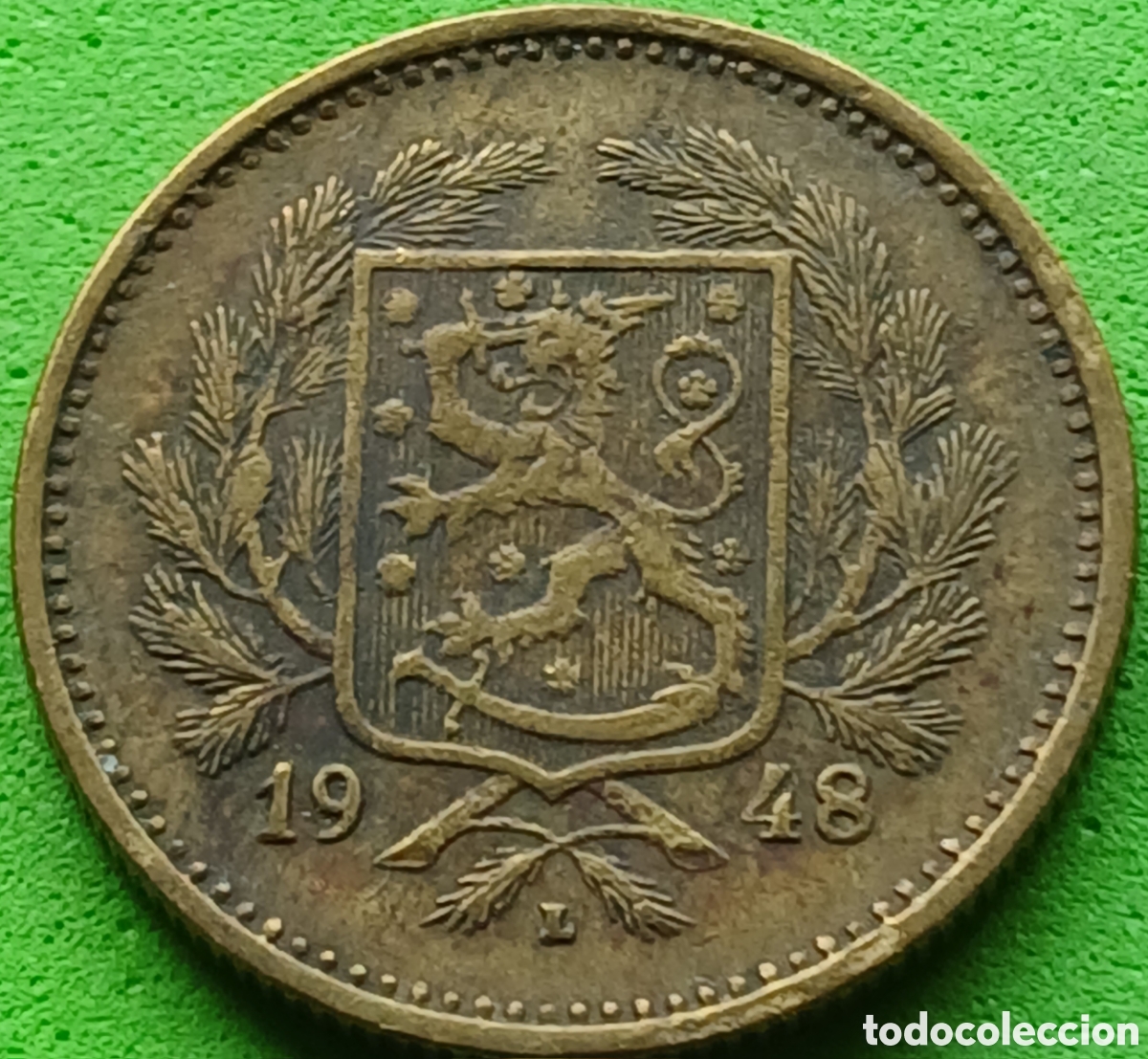 Monedas antiguas de Europa: Finlandia 5 marcos 1948 km#31a
