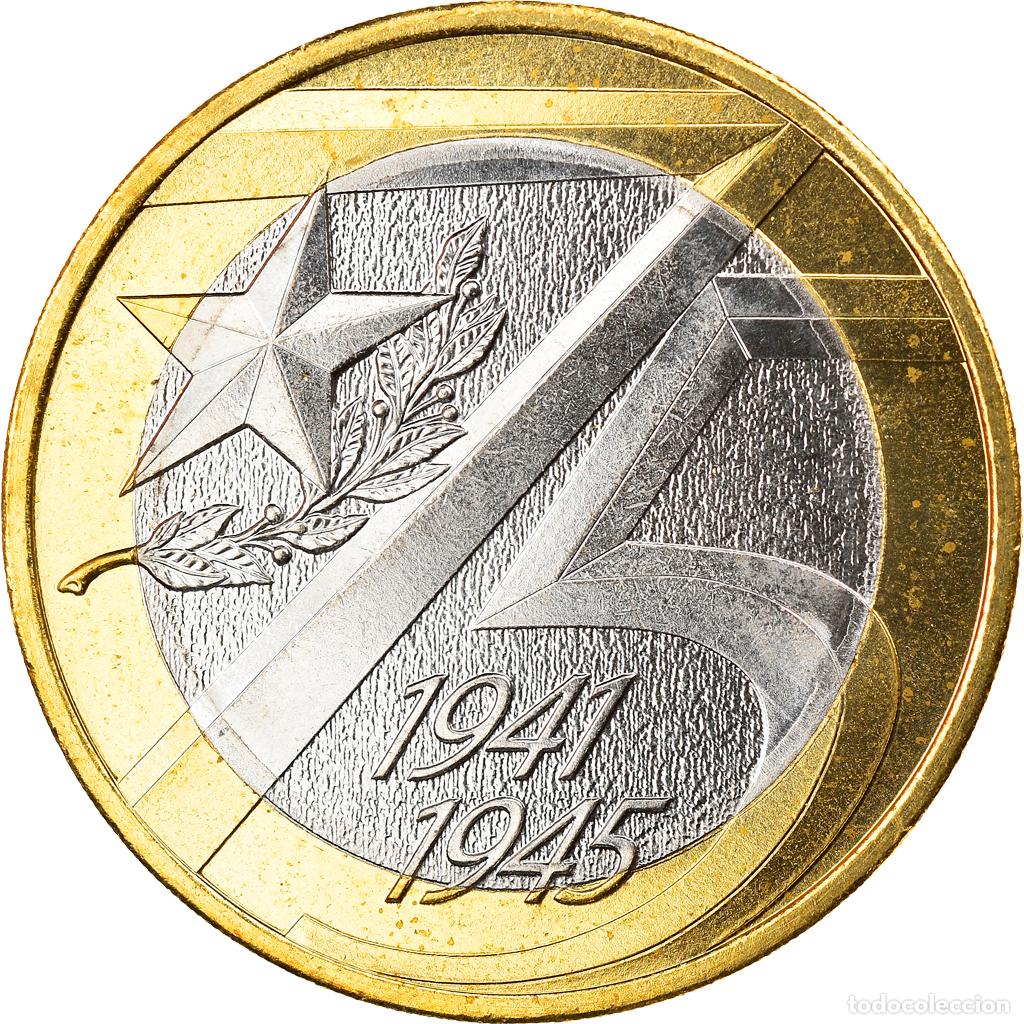 Monedas antiguas de Europa: [#820513] Moneda, Rusia, Victory anniversary, 10 Roubles, 2020, SC, Bimet&aacute;lico