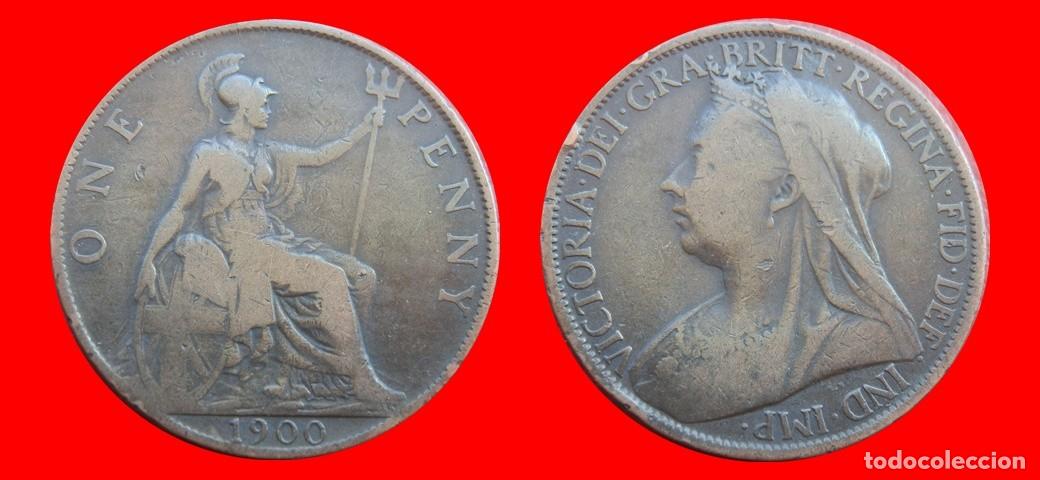 Monedas antiguas de Europa: 1 PENIQUE PENNY 1900 INGLATERRA REINO UNIDO-152492