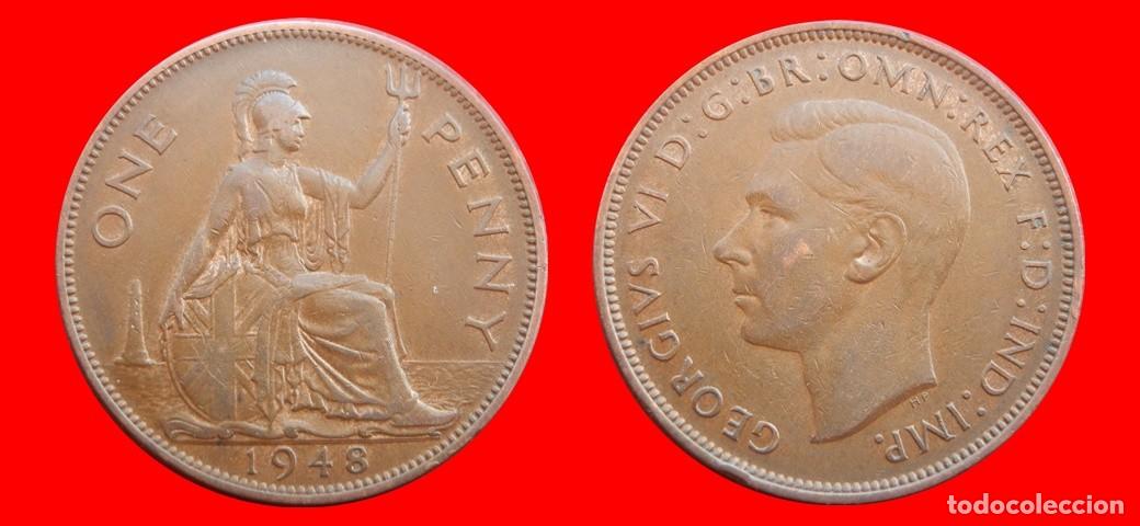 Monedas antiguas de Europa: 1 PENIQUE PENNY 1948 INGLATERRA REINO UNIDO-152515
