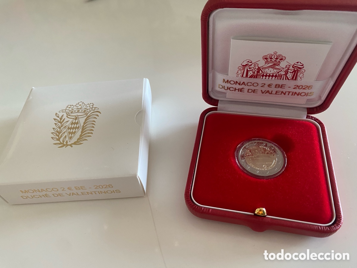 Monedas antiguas de Europa: 2&euro; Monaco 2026 proof - Foto 1