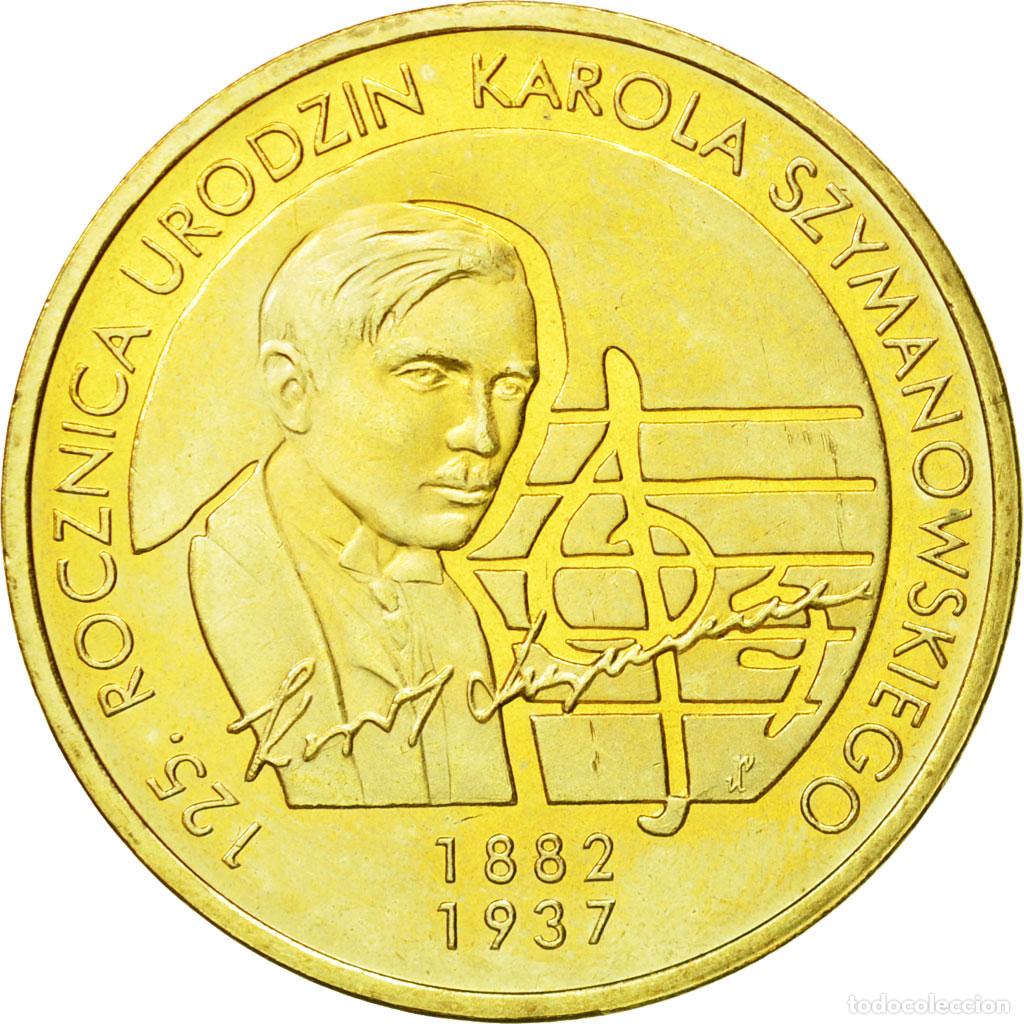 Monedas antiguas de Europa: [#436598] Moneda, Polonia, 2 Zlote, 2007, Warsaw, SC, Lat&oacute;n, KM:612