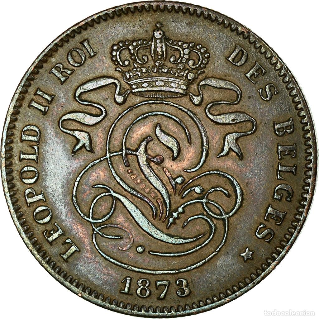 Monedas antiguas de Europa: [#732828] Moneda, B&eacute;lgica, Leopold II, 2 Centimes, 1873, MBC, Cobre, KM:35.1