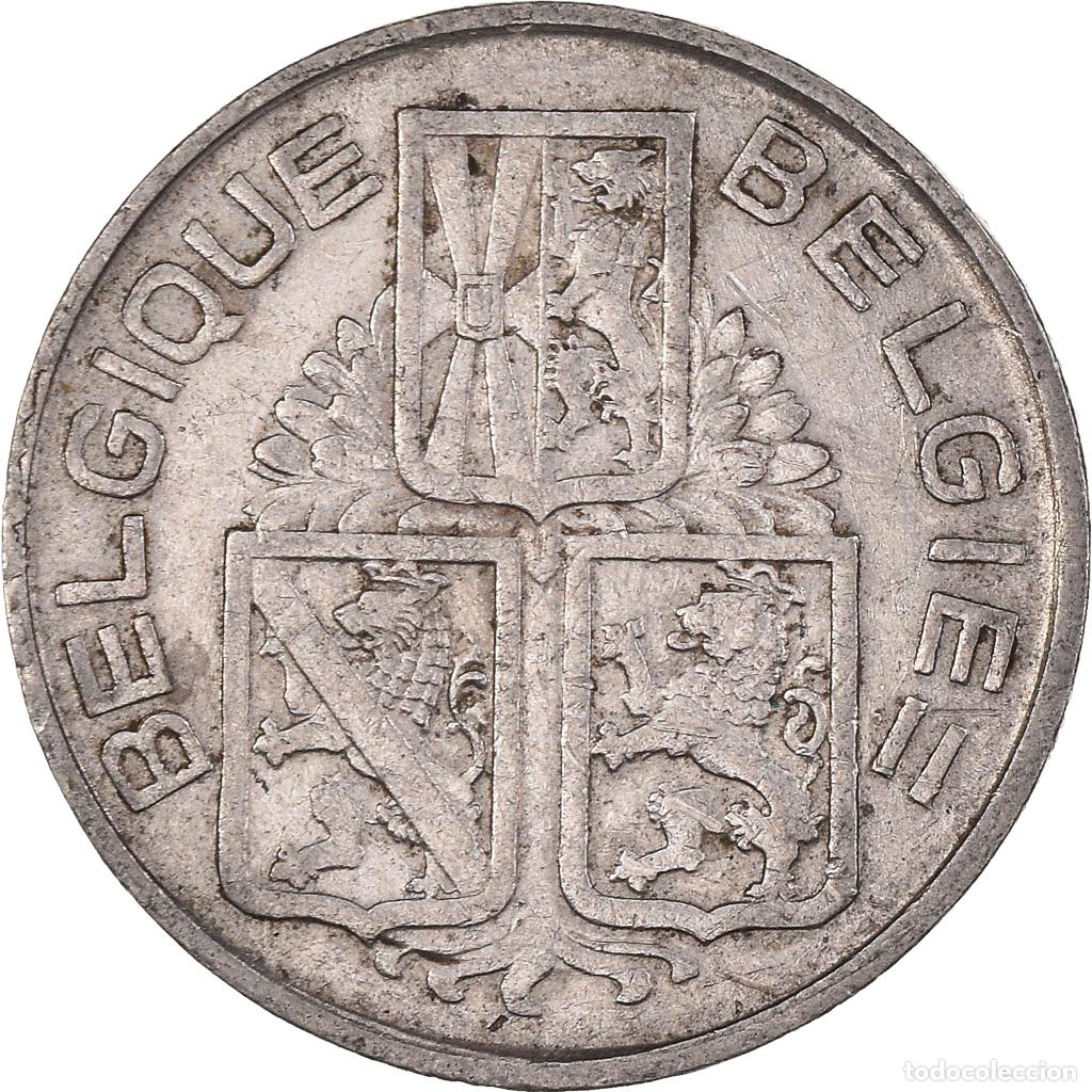 Monedas antiguas de Europa: [#1140532] Moneda, B&eacute;lgica, Franc, 1939, Brussels, MBC, N&iacute;quel, KM:119
