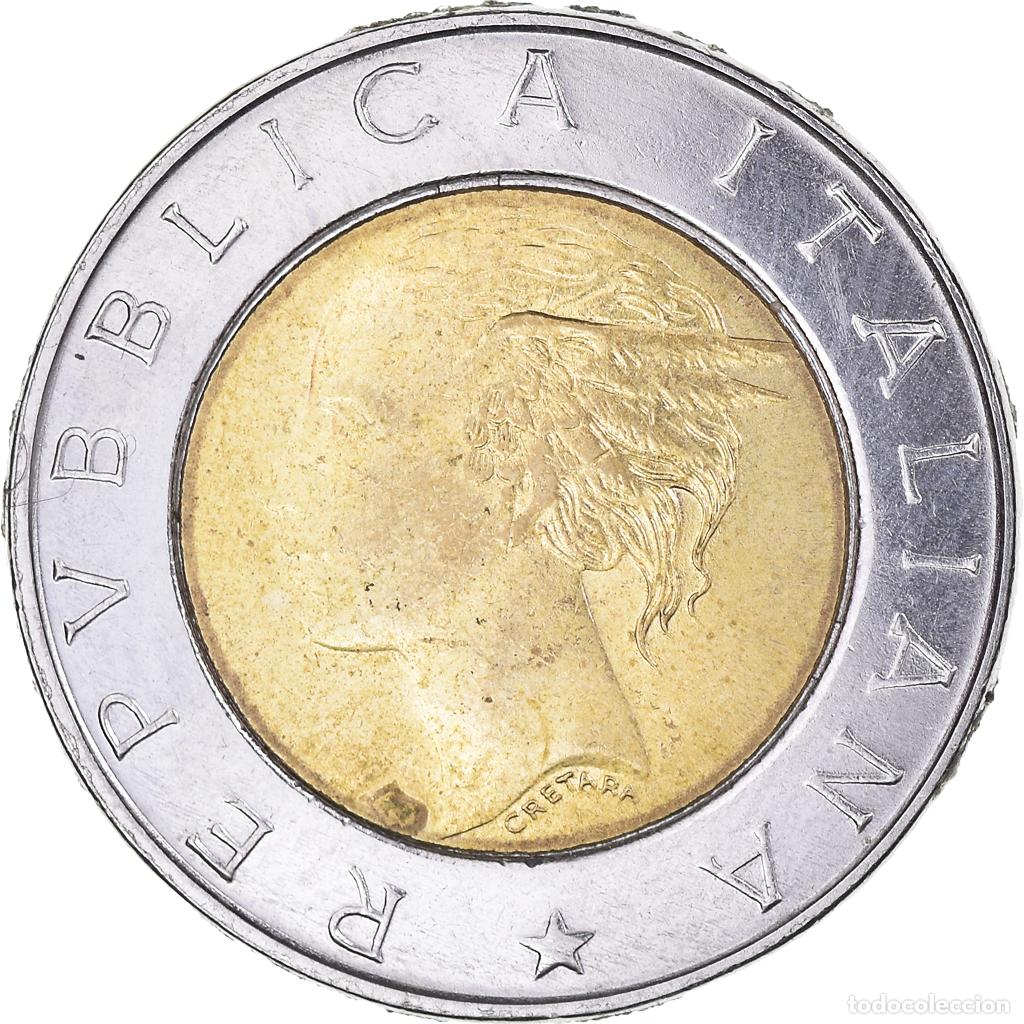 Monedas antiguas de Europa: [#1144600] Moneda, Italia, 500 Lire, 1999, Rome, MBC, Bimet&aacute;lico, KM:203