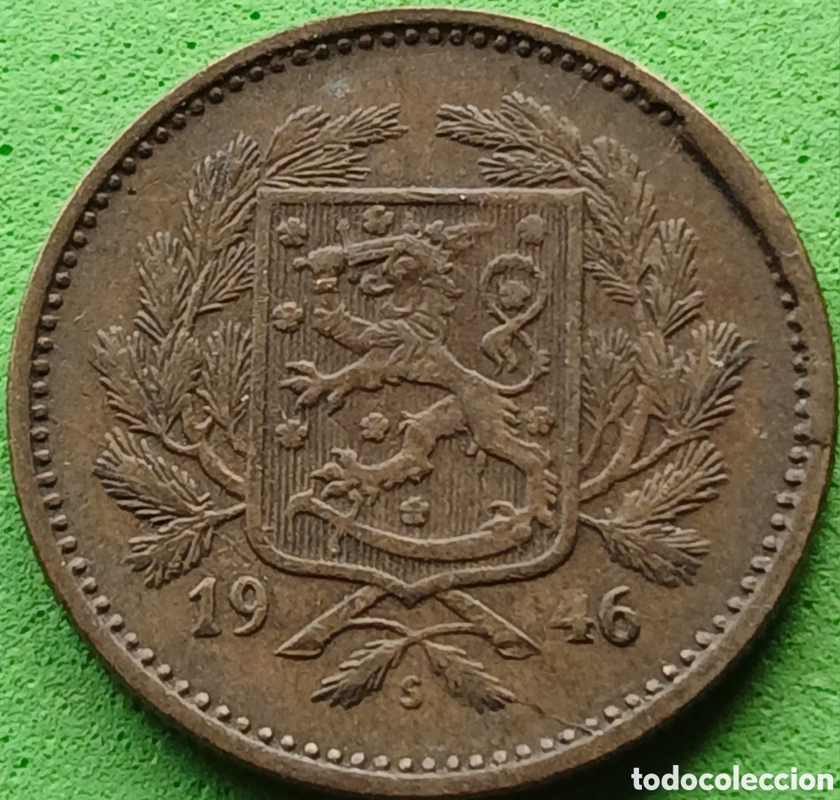 Monedas antiguas de Europa: Finlandia 5 marcos 1946 km#31a