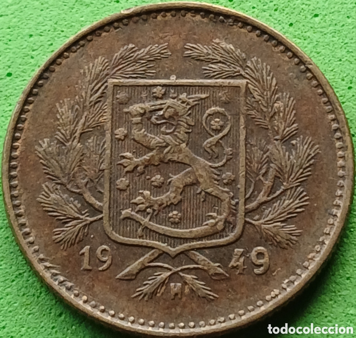 Monedas antiguas de Europa: Finlandia 5 marcos 1949 km#31a