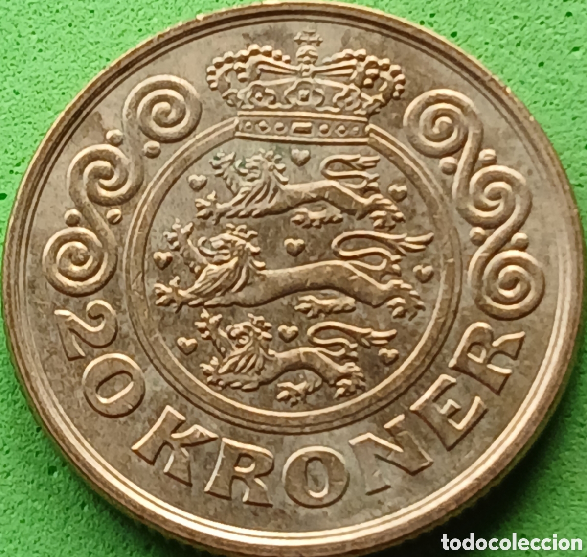 Monedas antiguas de Europa: Dinamarca 20 coronas 1991 km#871