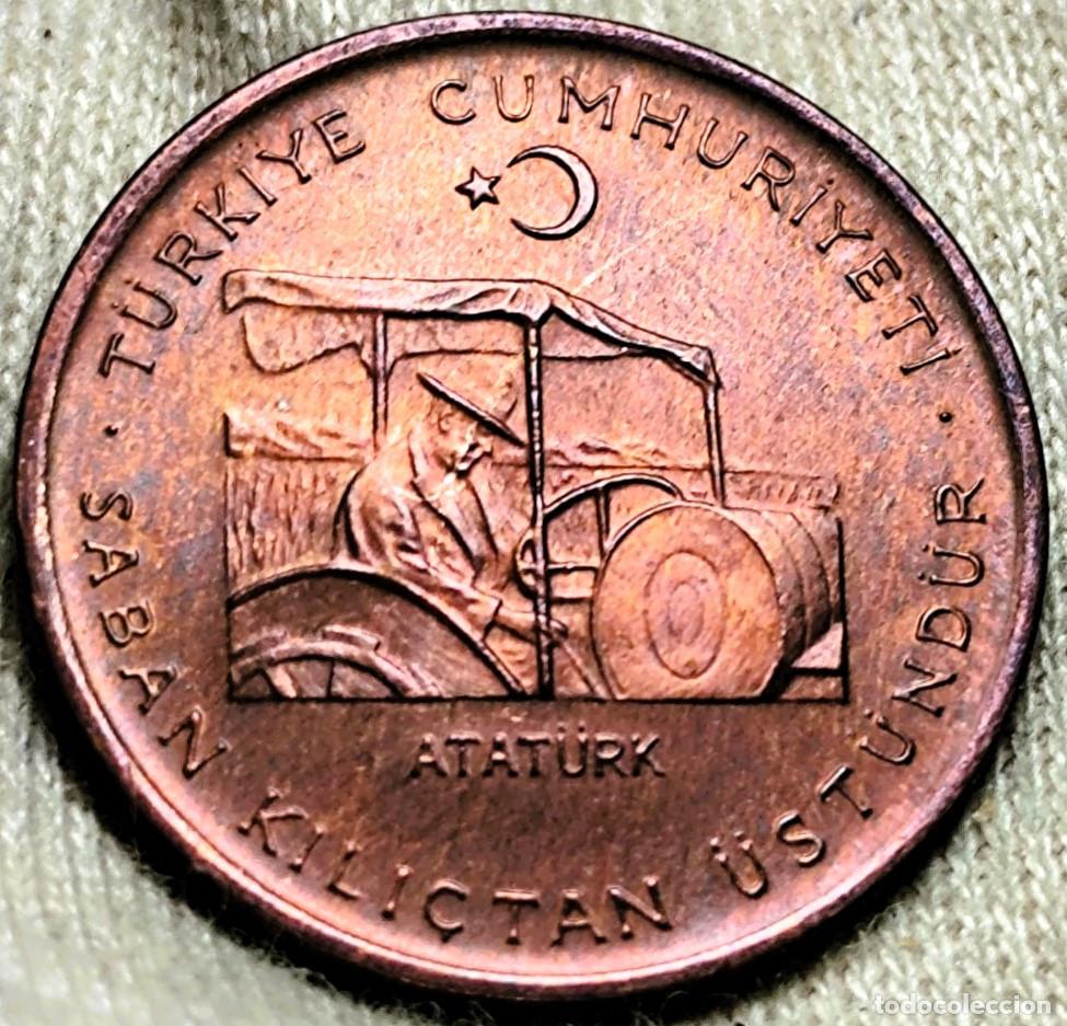 Alte M&uuml;nzen aus Europa: Turquia &ndash; 10 Kurus 1974&ndash; Sin Circular &ndash; Lote 2603