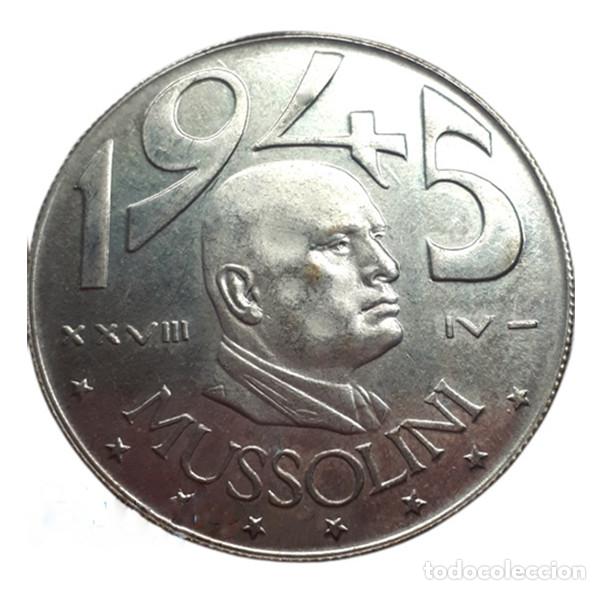 Alte M&uuml;nzen aus Europa: ITALIA - 20 LIRAS - 1945R - E.B.C. - ACERO/NIQUEL - MUY ESCASA