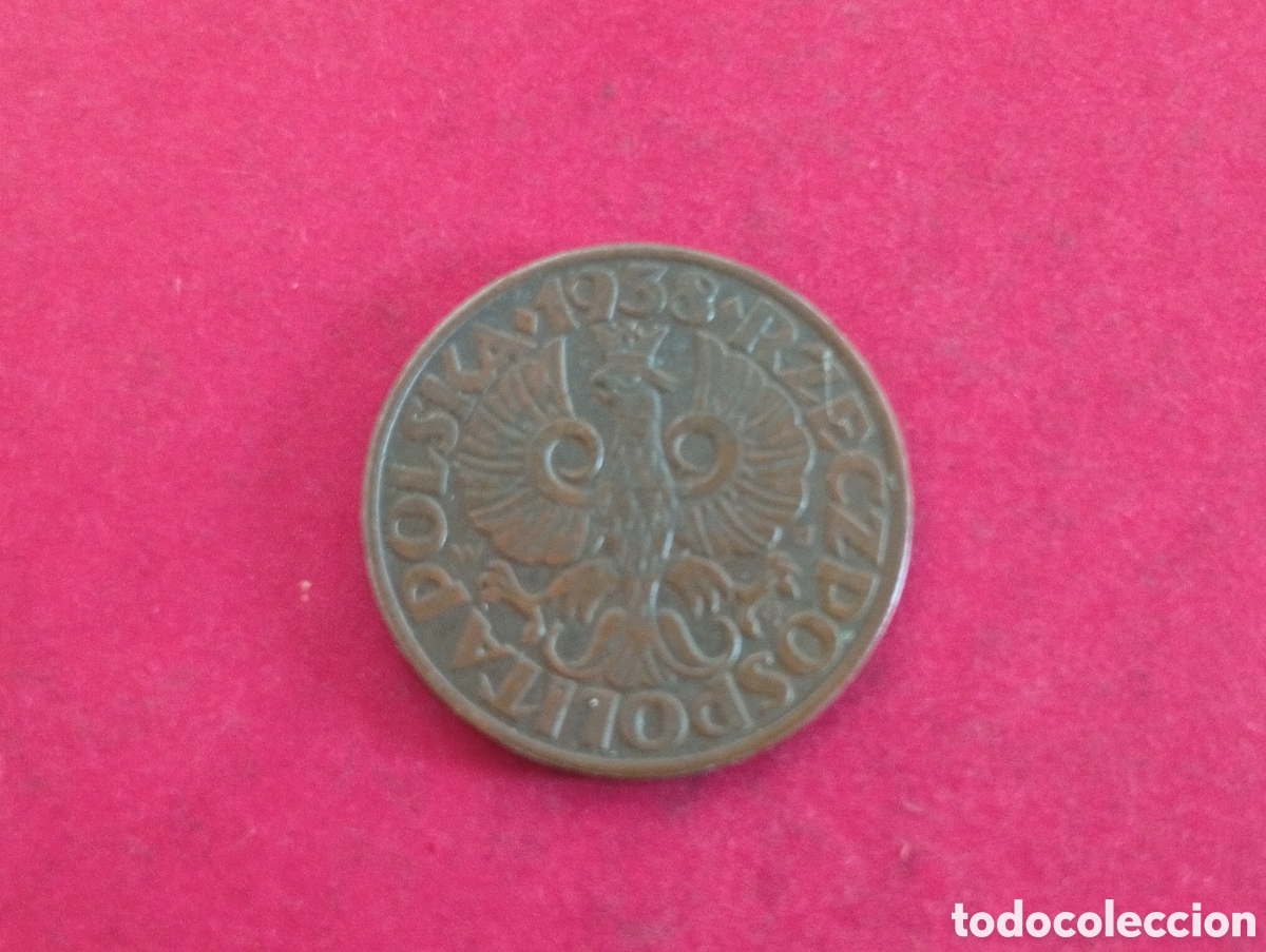 Monedas antiguas de Europa: 5 groszy de Polonia 1938