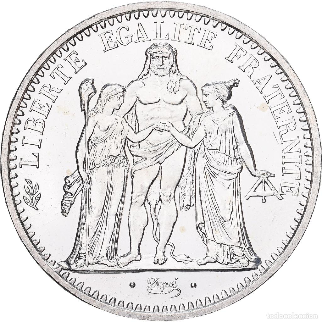 Monedas antiguas de Europa: [#138433] Francia, 10 Francs, Hercule, 1973, MDP, Plata, SC, Gadoury:813