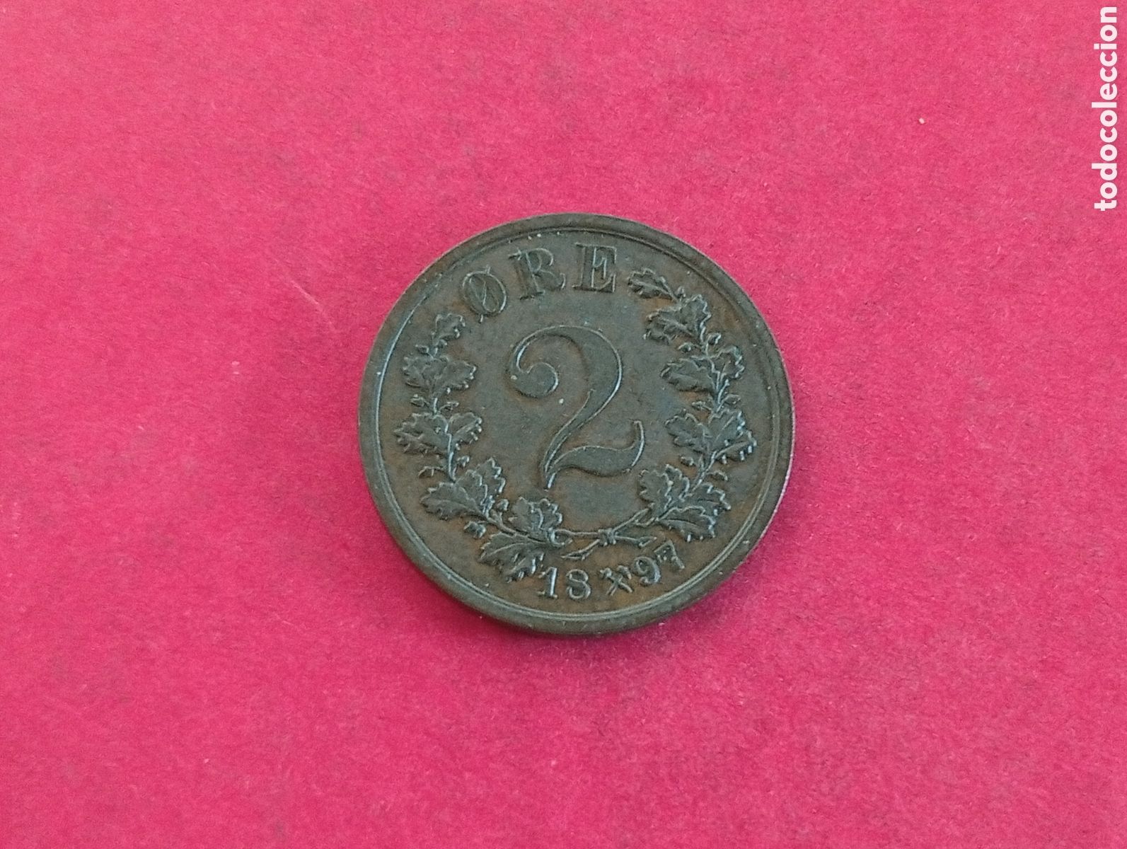 Monedas antiguas de Europa: 2 ore de Noruega 1897