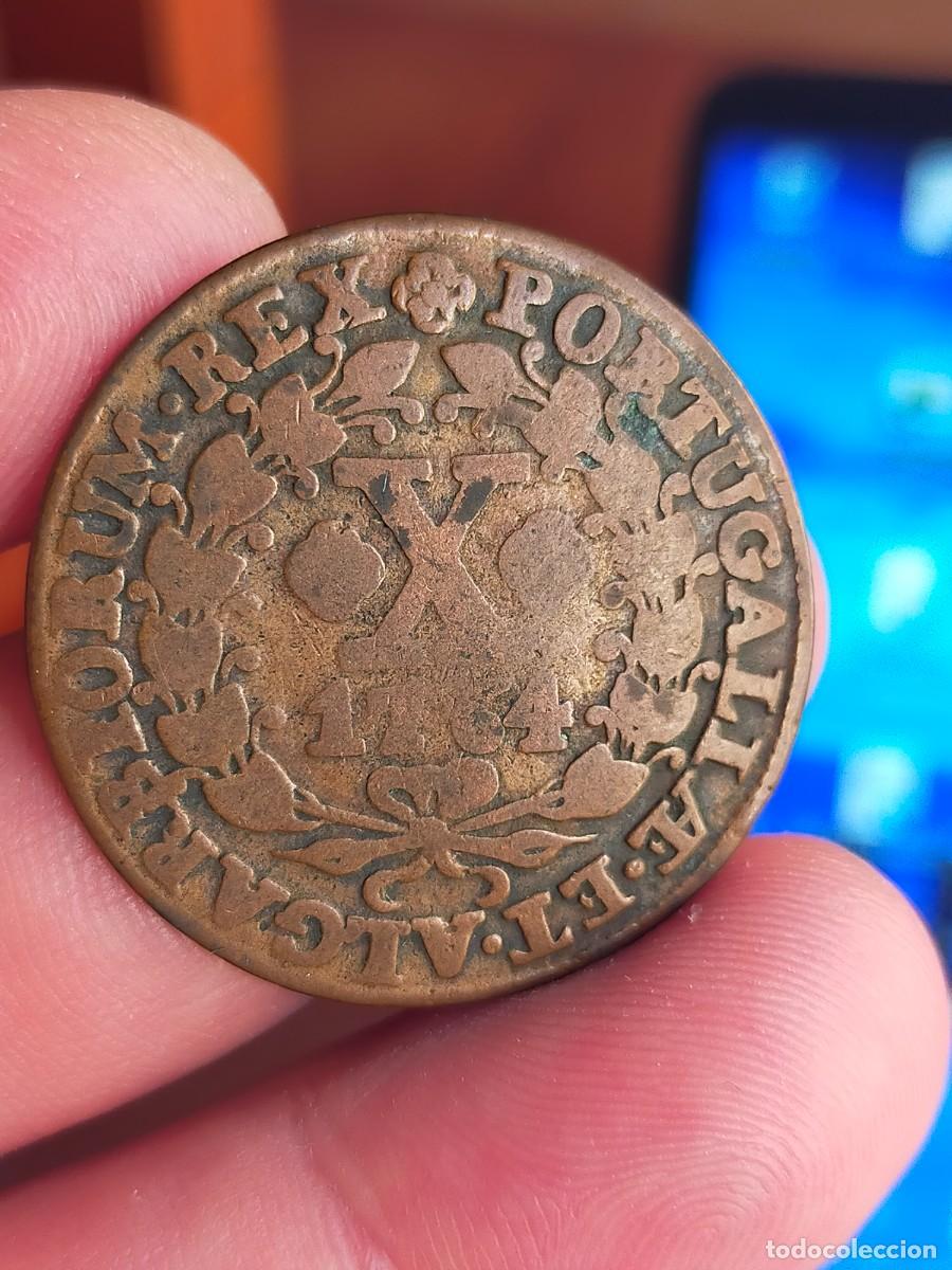 Monedas antiguas de Europa: MONEDA DE X 10 DIEZ REIS PORTUGAL 1764 JOSE I BUENA CONSERVACION LIGERAMENTE ALABEADA