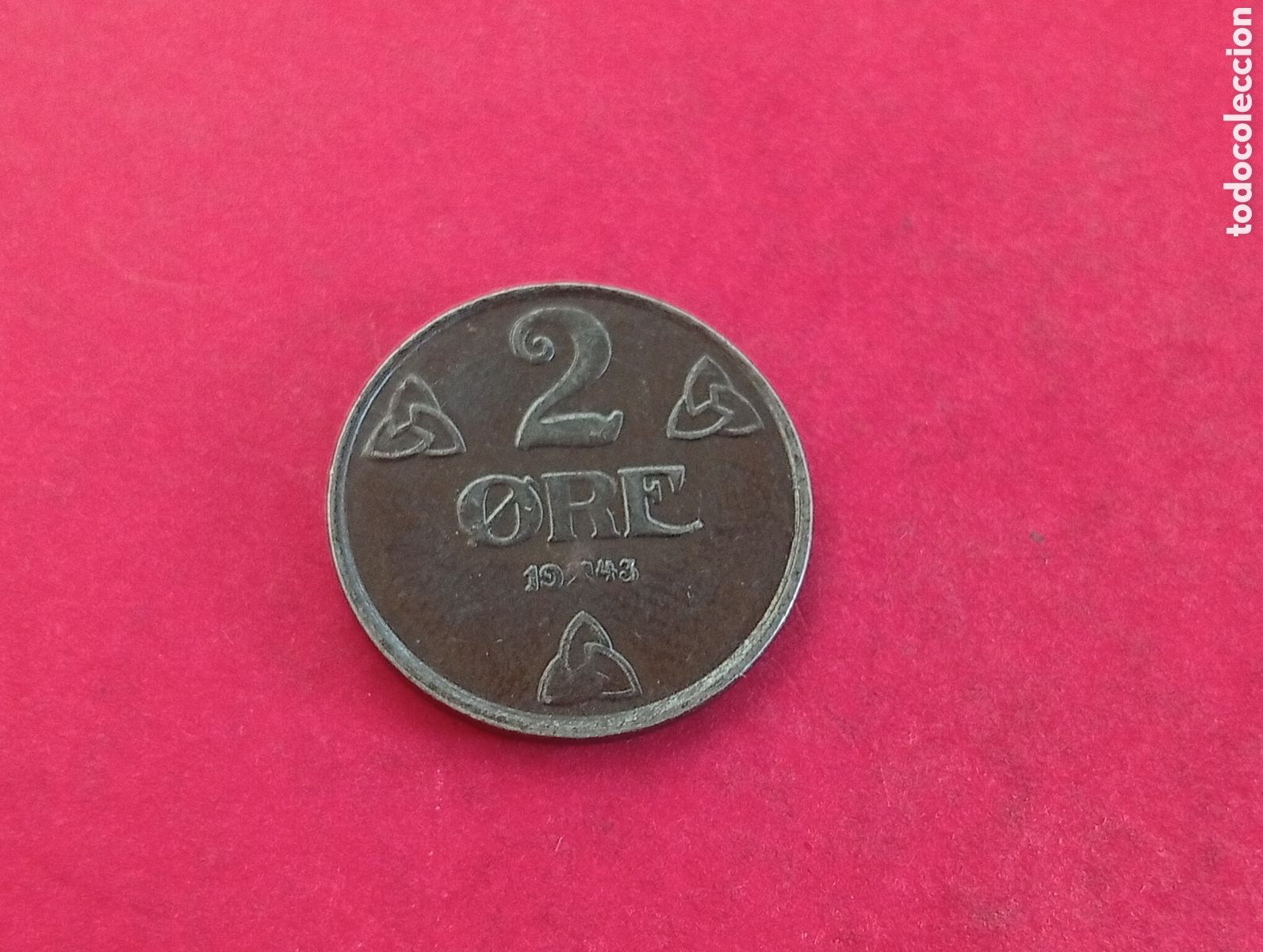 Monedas antiguas de Europa: 2 ore de Noruega 1943