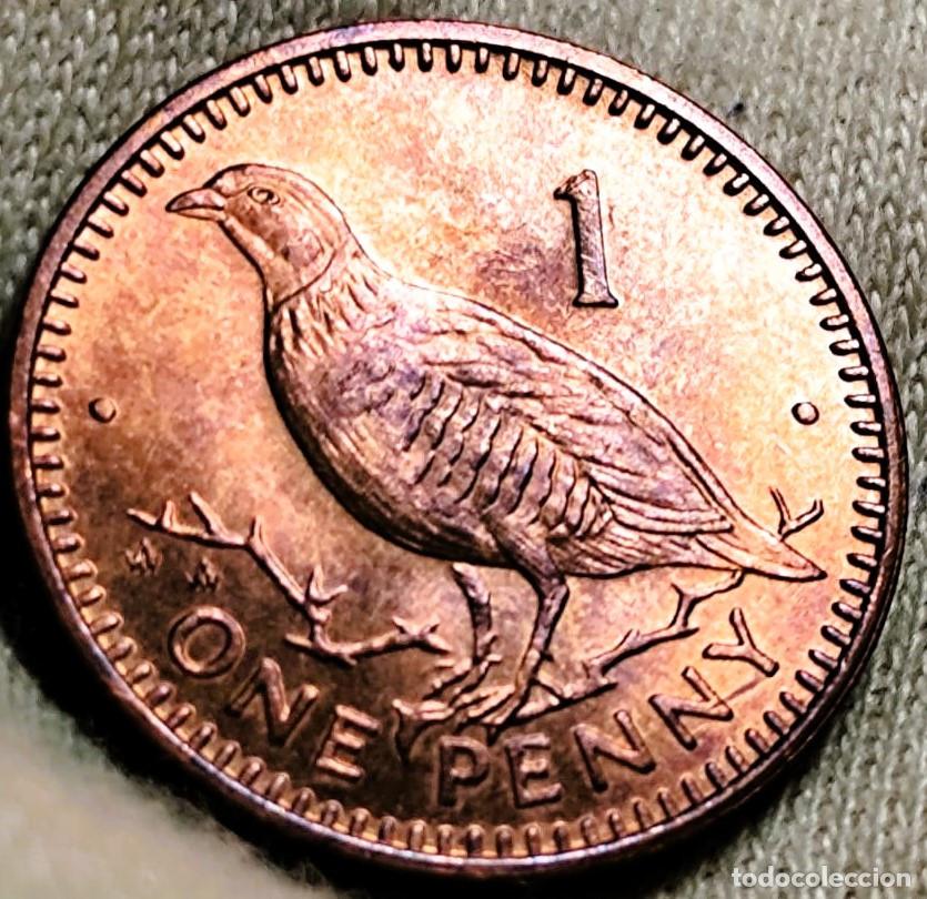 Alte M&uuml;nzen aus Europa: Gibraltar &ndash; 2 Pence 1990 &ndash; Marca &ldquo;AB&rdquo; en el reverso &ndash; Elizabeth II &ndash; Sin Circular (SC) &ndash; Lote 2662