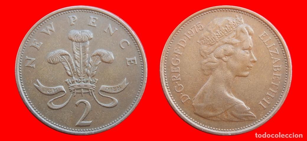 Monedas antiguas de Europa: 2 PENIQUES PENCE 1975 INGLATERRA REINO UNIDO-152524