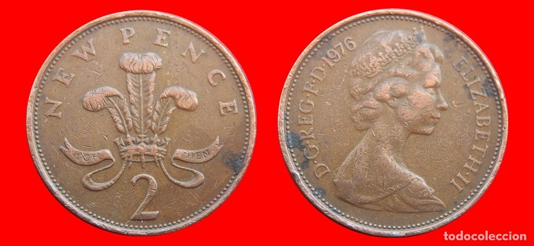 Monedas antiguas de Europa: 2 PENIQUES PENCE 1976 INGLATERRA REINO UNIDO-152525