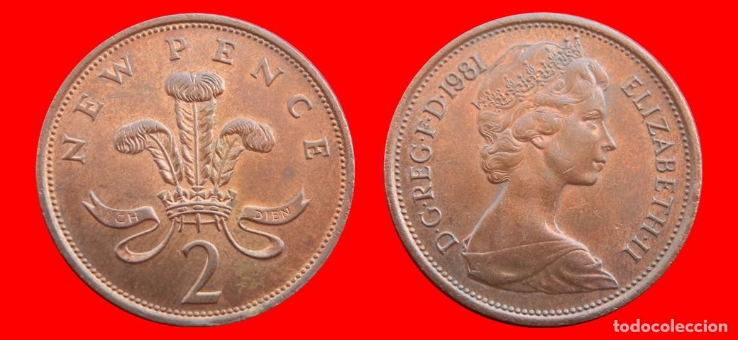 Monedas antiguas de Europa: 2 PENIQUES PENCE 1981 INGLATERRA REINO UNIDO-152526