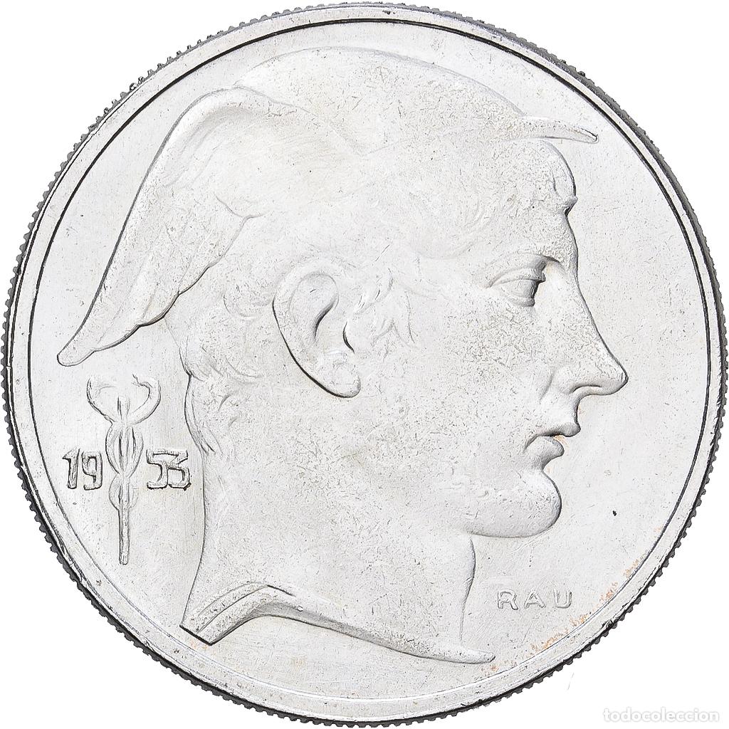 Monedas antiguas de Europa: [#1551398] B&eacute;lgica, Baudouin I, 20 Francs, 20 Frank, 1953, Brussels, Plata, EBC, KM:140.1