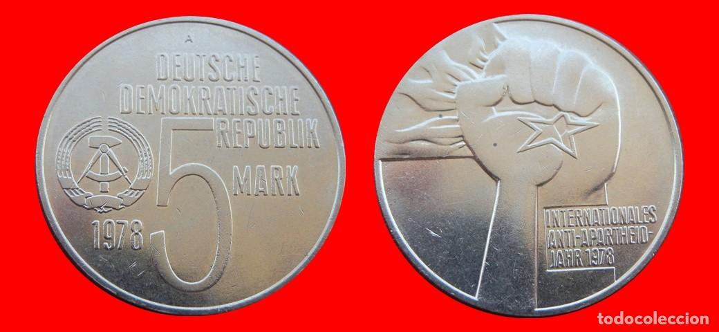 Monedas antiguas de Europa: 5 MARCOS 1978 ALEMANIA REPUBLICA DEMOCRATICA DDR-152562