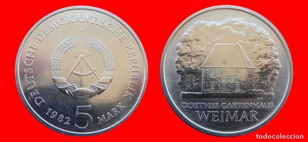 Monedas antiguas de Europa: 5 MARCOS 1982 ALEMANIA REPUBLICA DEMOCRATICA DDR-152564