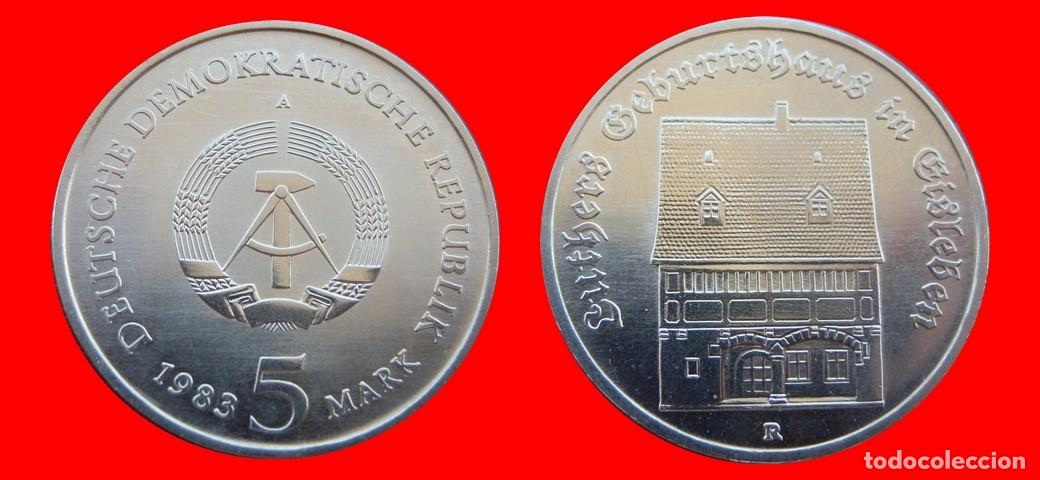 Monedas antiguas de Europa: 5 MARCOS 1983 ALEMANIA REPUBLICA DEMOCRATICA DDR-152565