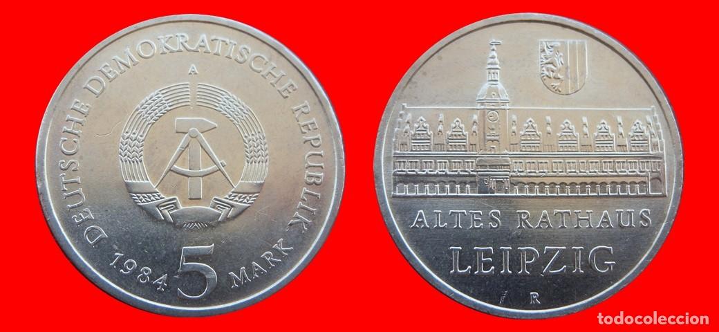 Monedas antiguas de Europa: 5 MARCOS 1984 ALEMANIA REPUBLICA DEMOCRATICA DDR-152566