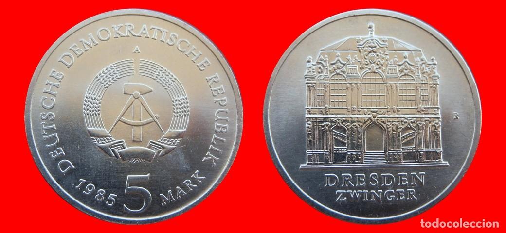 Monedas antiguas de Europa: 5 MARCOS 1985 ALEMANIA REPUBLICA DEMOCRATICA DDR-152567