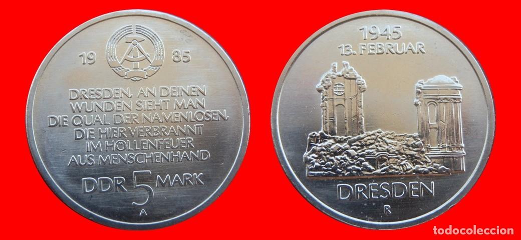 Monedas antiguas de Europa: 5 MARCOS 1985 ALEMANIA REPUBLICA DEMOCRATICA DDR-152568