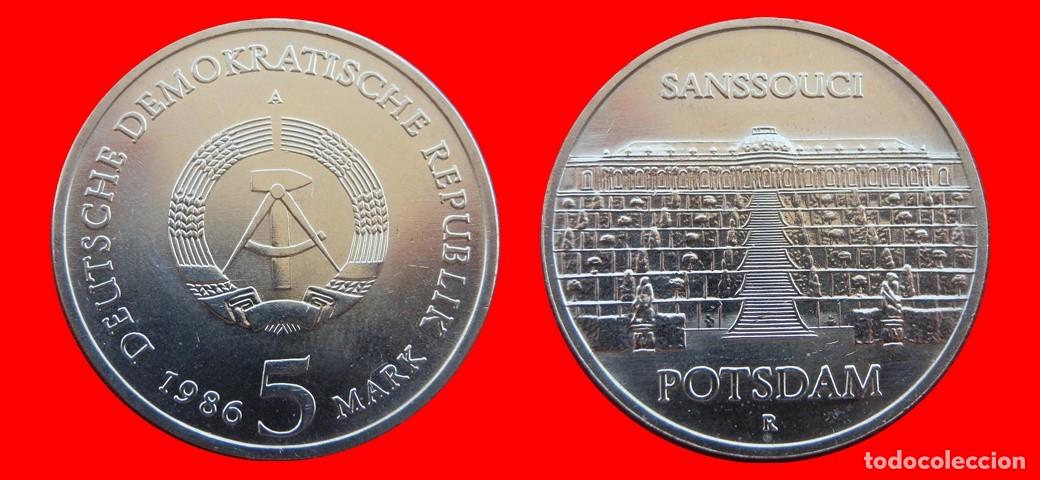 Monedas antiguas de Europa: 5 MARCOS 1986 ALEMANIA REPUBLICA DEMOCRATICA DDR-152569