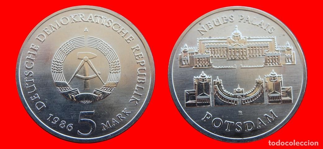 Monedas antiguas de Europa: 5 MARCOS 1986 ALEMANIA REPUBLICA DEMOCRATICA DDR-152570