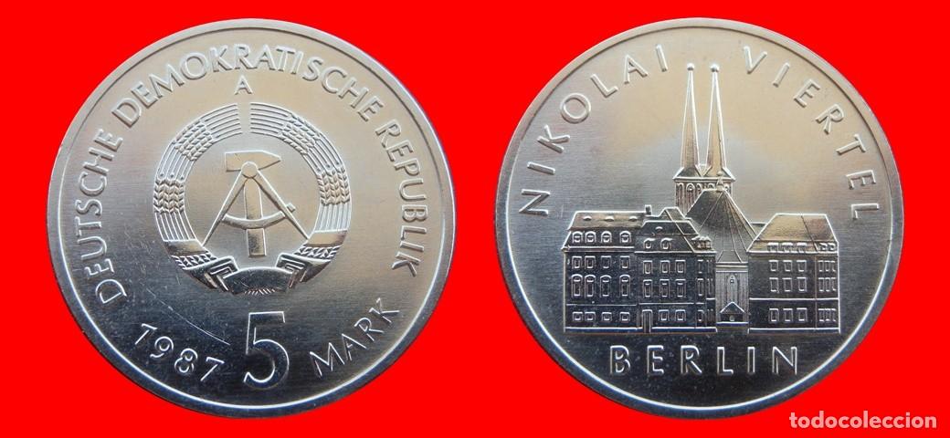Monedas antiguas de Europa: 5 MARCOS 1987 ALEMANIA REPUBLICA DEMOCRATICA DDR-152571