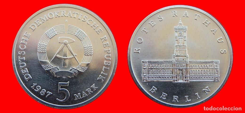 Monedas antiguas de Europa: 5 MARCOS 1987 ALEMANIA REPUBLICA DEMOCRATICA DDR-152572