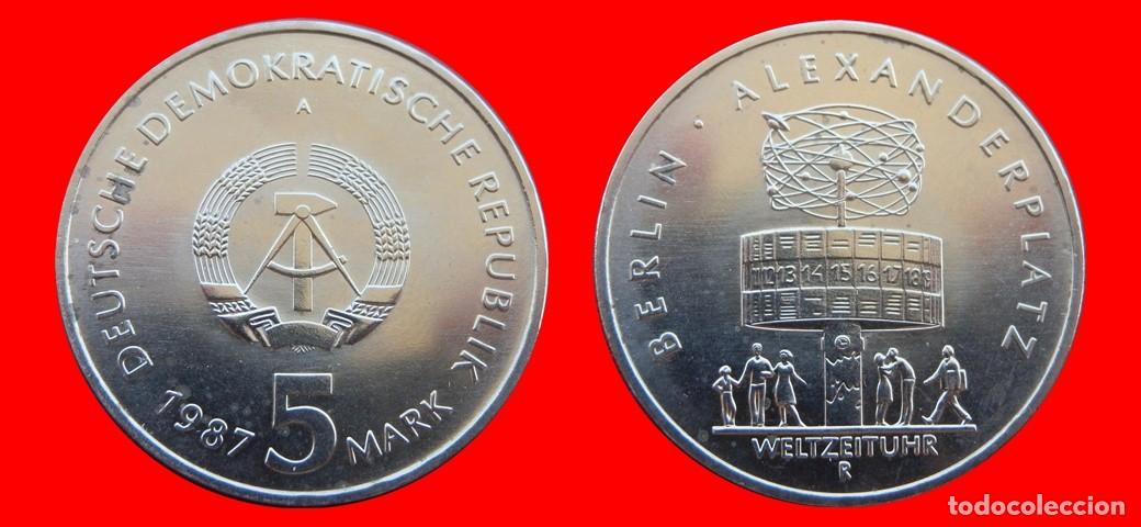 Monedas antiguas de Europa: 5 MARCOS 1987 ALEMANIA REPUBLICA DEMOCRATICA DDR-152573