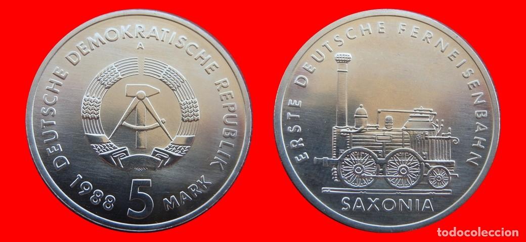 Monedas antiguas de Europa: 5 MARCOS 1988 ALEMANIA REPUBLICA DEMOCRATICA DDR-152575