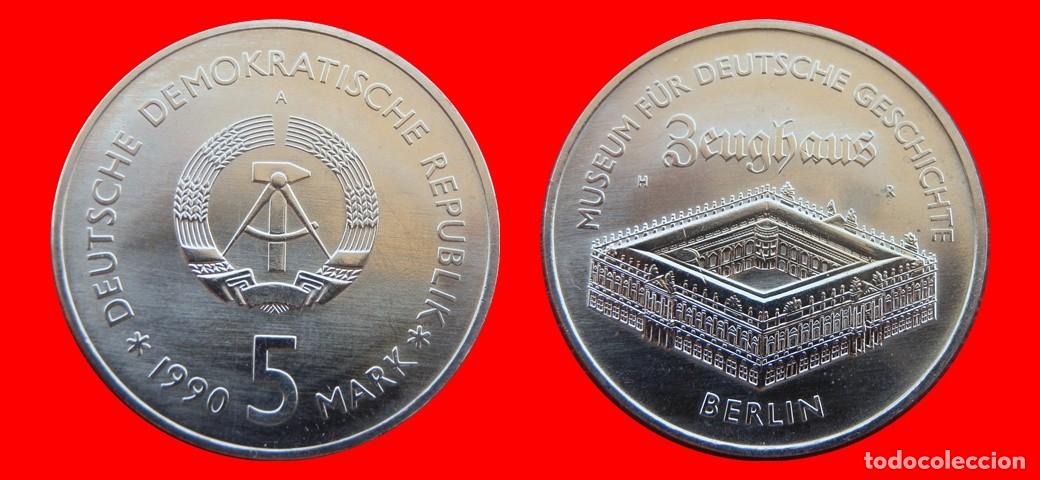 Monedas antiguas de Europa: 5 MARCOS 1990 ALEMANIA REPUBLICA DEMOCRATICA DDR-152578