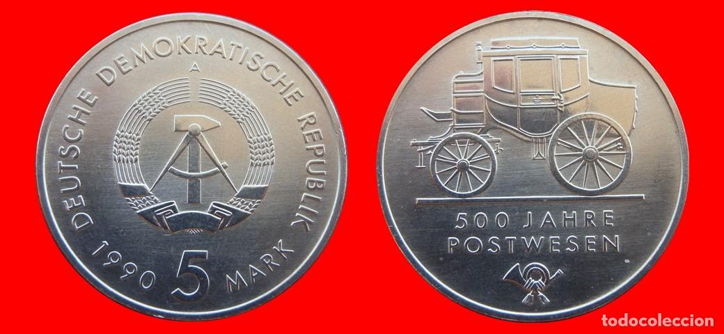 Monedas antiguas de Europa: 5 MARCOS 1990 ALEMANIA REPUBLICA DEMOCRATICA DDR-152579