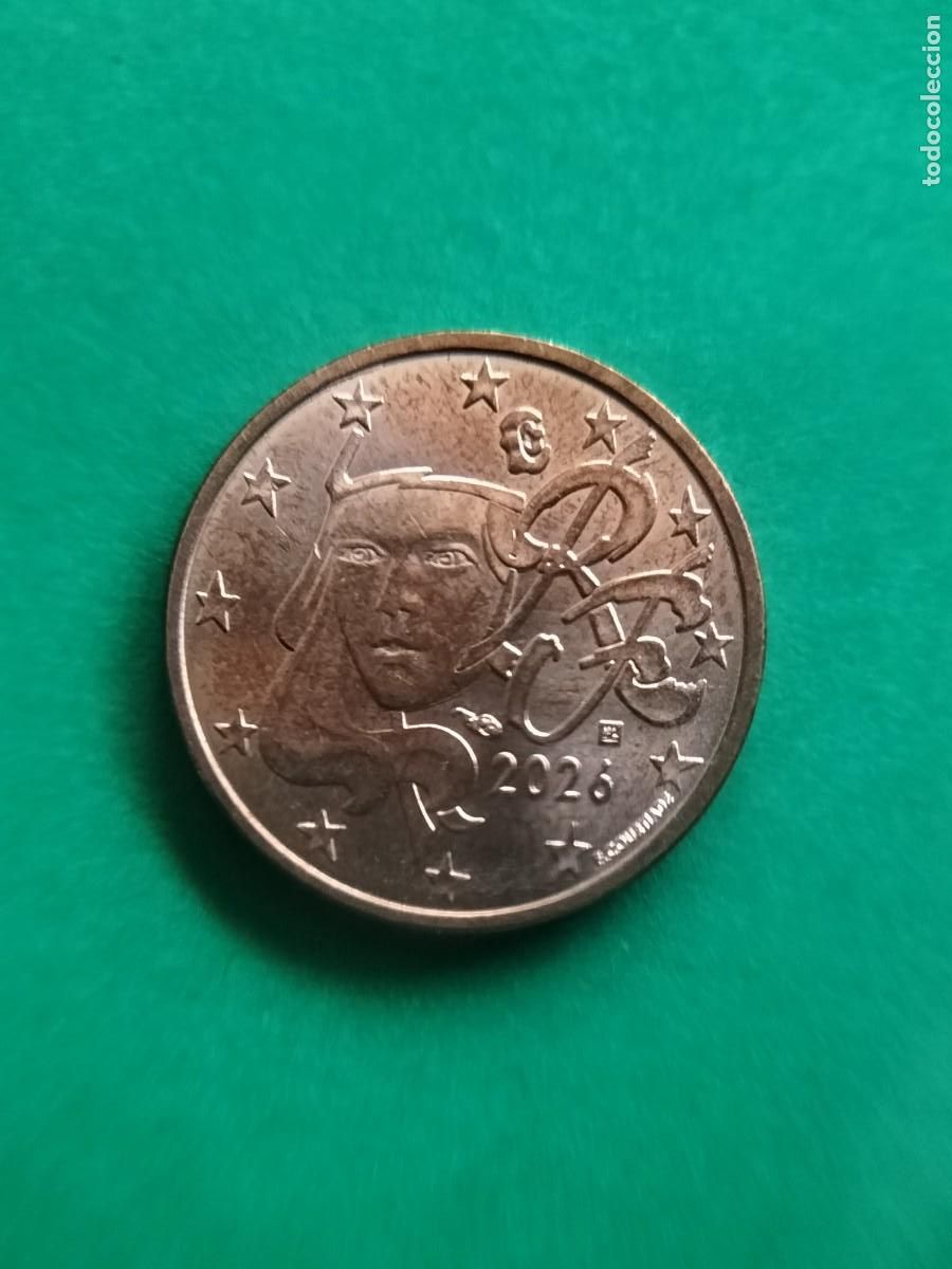 Monedas antiguas de Europa: (FRANCIA-ERROR)(2026) 2 CENT SOLO 20.000 UNDS DE TIRADA. MUY ESCASA