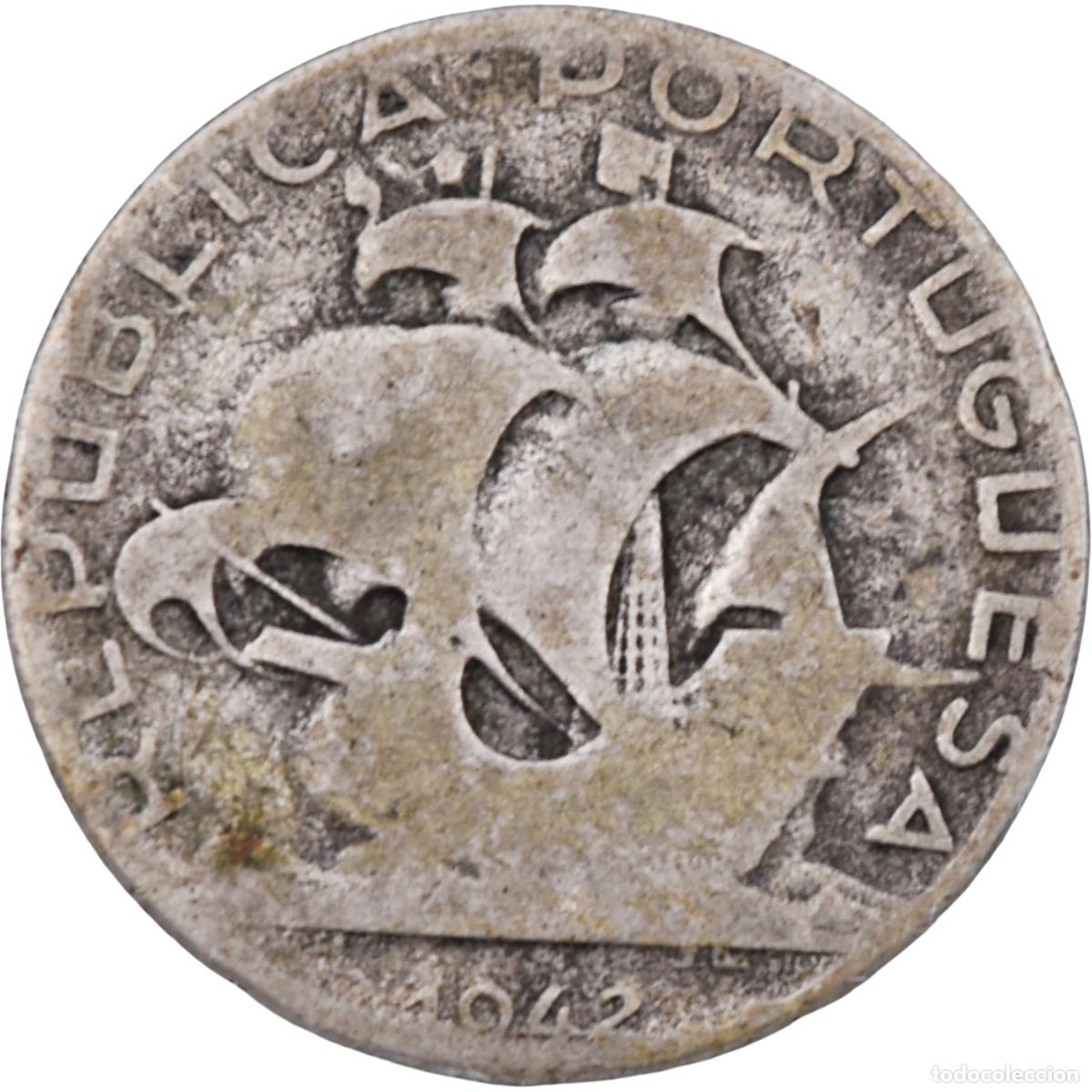 Moedas antigas da Europa: Moneda de plata - Portugal 194