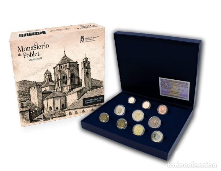 Monedas antiguas de Europa: ESPA&Ntilde;A set oficial euros proof 2026 Monasterio de Poblet