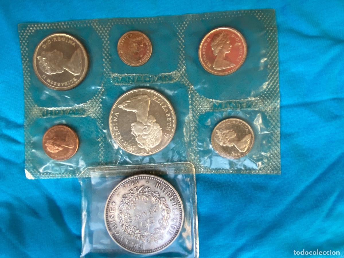 Monedas antiguas de Europa: Monedas plata del mundo franceses/ canada