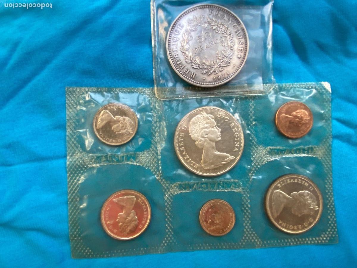 Monedas antiguas de Europa: Monedas plata del mundo franceses/ canada
