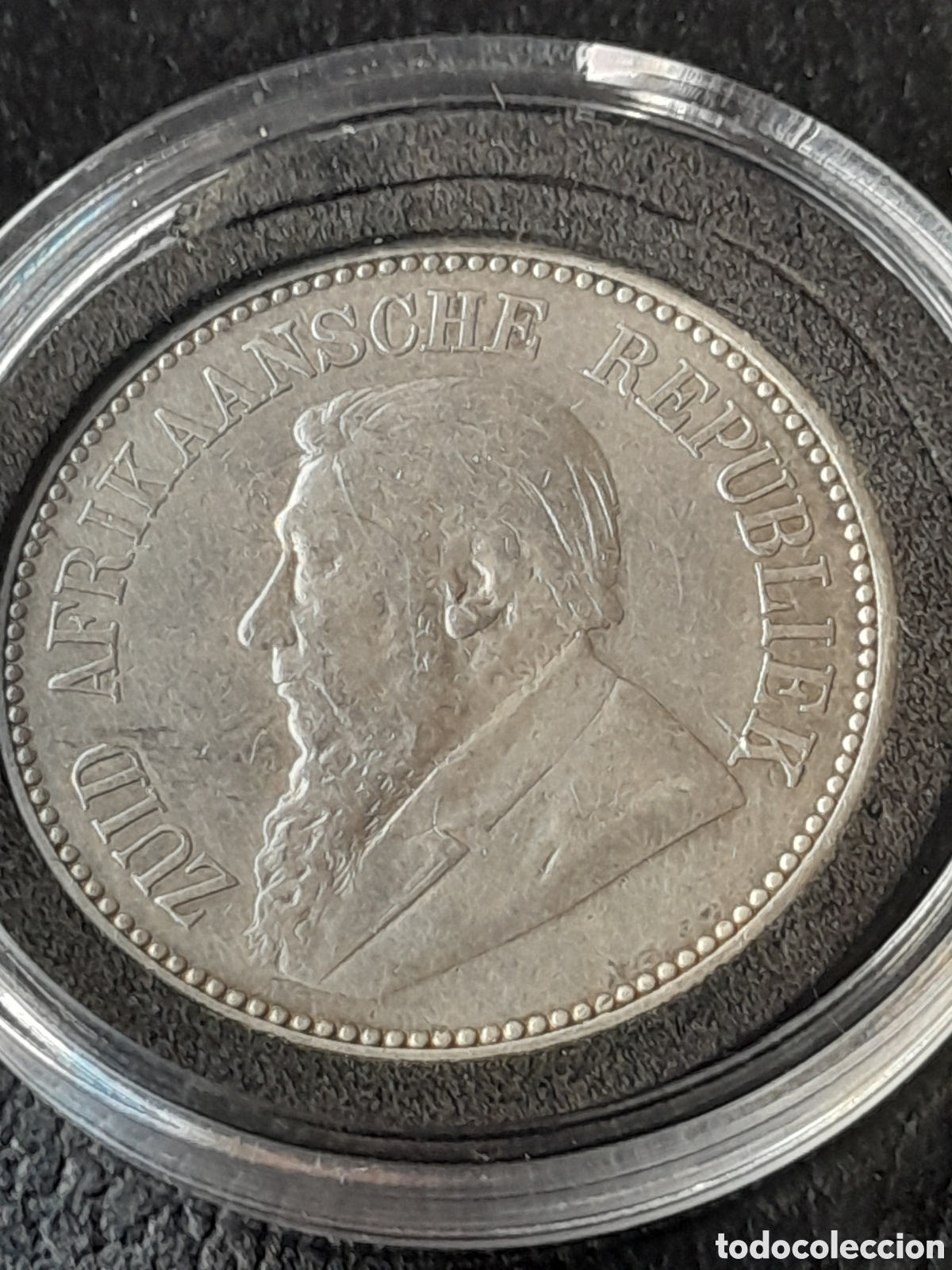 Monedas antiguas de Europa: Moneda Plata 2 1/2 Shillings 1896 ZAR Paul Kruger / Pi&egrave;ce Argent
