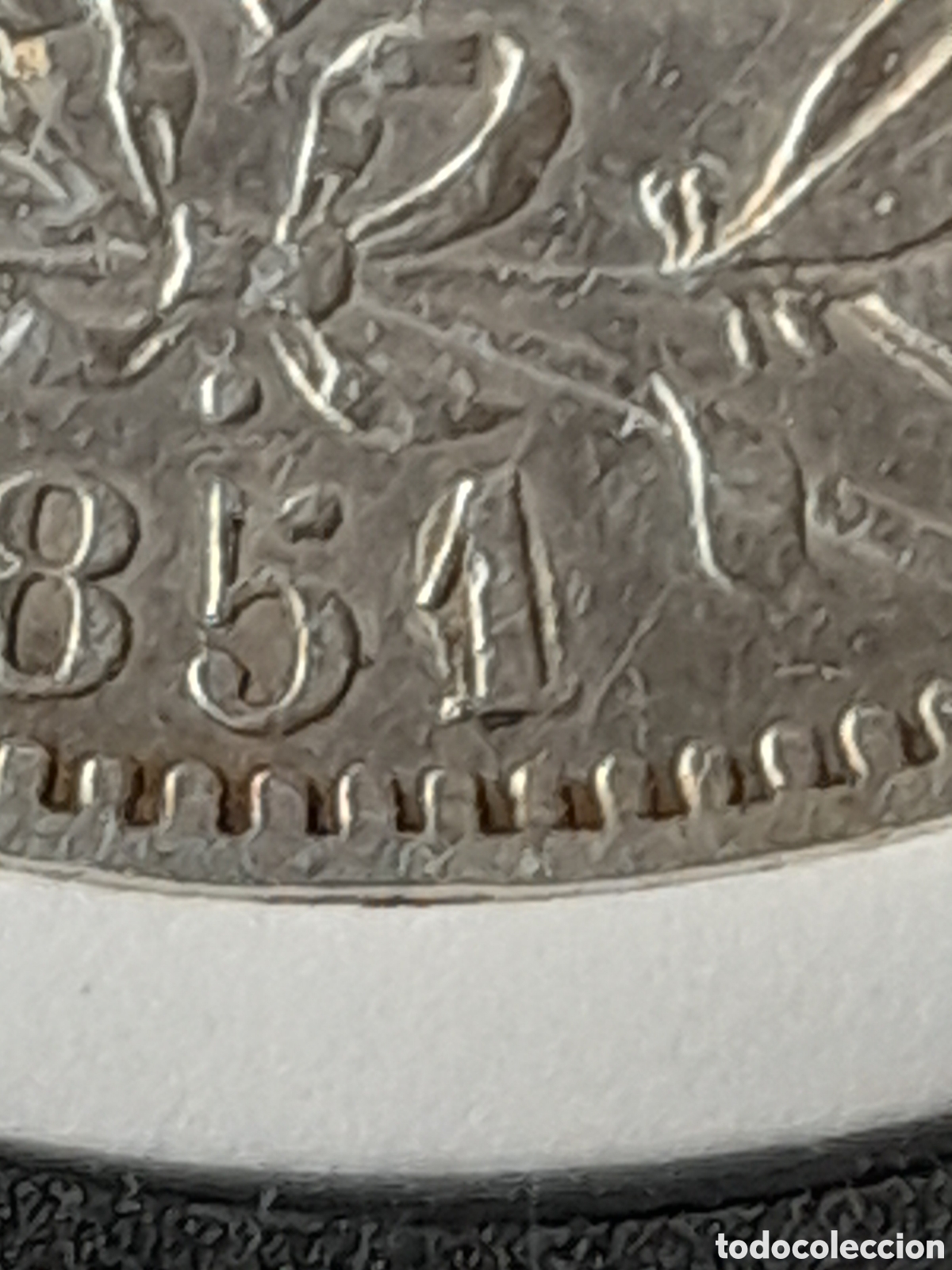 Monedas antiguas de Europa: 5 francos 1851/1850 Belgique RARE - Variante Surfrappe et point( leopod I),moneda plata